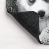 Love Siberian Husky Puppy Dog Mousepad Muismat (Hoek)