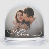 Love Simple Modern Script 2 Photo (Arrière)