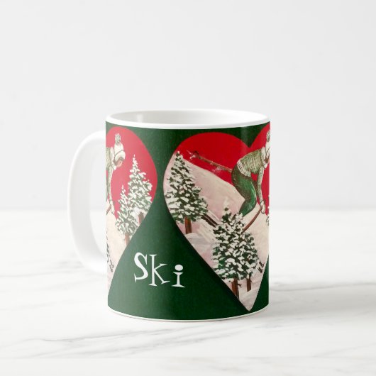 Love Ski Cup Koffiemok (Voorkant links)