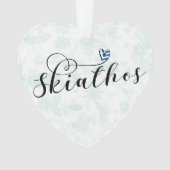 Love Skiathos Design avec drapeau grec (devant)