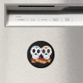 Love Skulls Magnet Magneet (Insitu (Vaatwasser))