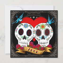 Love Skulls Square uitnodiging