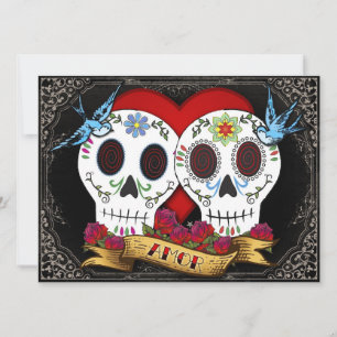 Love Skulls uitnodiging