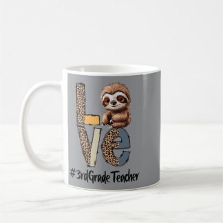 Love Sloth 3e klas leraar leraar terug naar Koffiemok