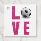 Love Soccer Bedankjes Labels (Voorkant)