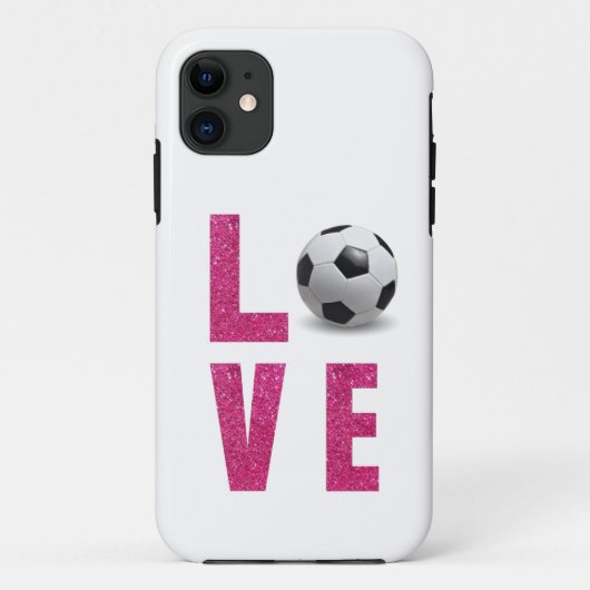 Love Soccer Case-Mate iPhone Case (Achterkant)