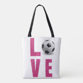 Love Soccer Draagtas (Achterkant)