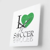 Love soccer horloge murale (Angle)