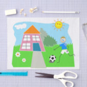 Love Soccer Kinder Tissuepapier (Craft)