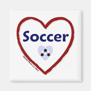 Love Soccer Magneet