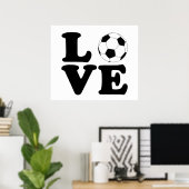 Love Soccer print / poster (Thuiskantoor)