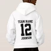 Love Soccer - Rouge - Lettres noires (Dos)