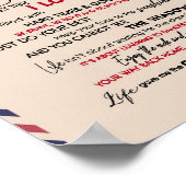 Love Son | Aan mijn zoon vergeet nooit dat ik van  Poster (Hoek)