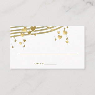 Love Song Muziek Wedding Place Card Plaatskaartje