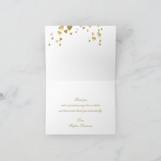 Love Song Notes Merci (Intérieur)