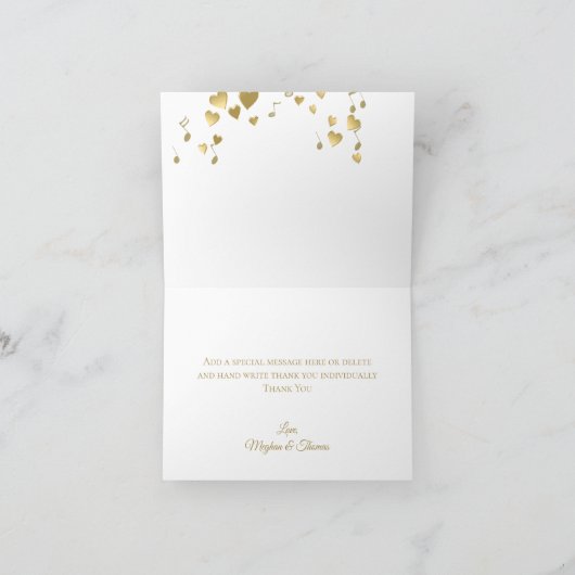 Love Song Notes Merci photo (Intérieur)