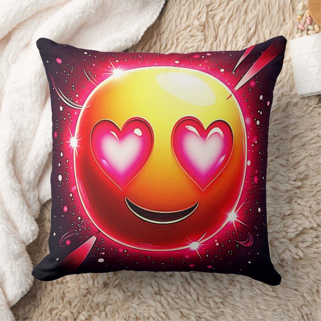 Love Sparkle Emoji Hearts Kussen (Deken)
