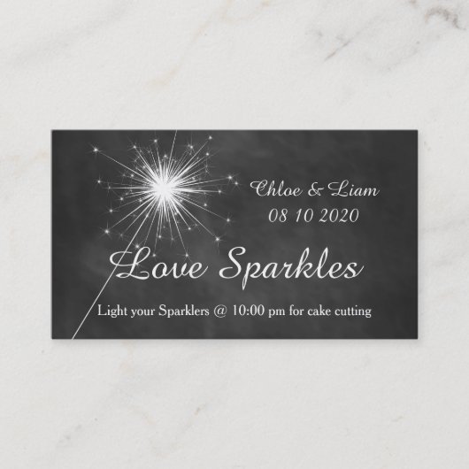 Love Sparkles — Sparkler Label (Voorkant)