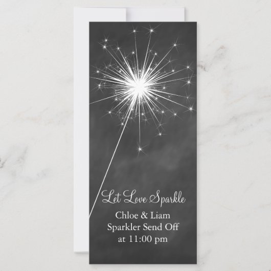 Love Sparkles — Tall Sparkler Holder (Voorkant)