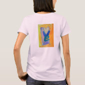 Love Spring Stack Glitter Inspirerend Word Shirt (Achterkant)