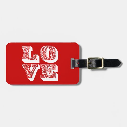 Love Square Bagagelabel (Voorkant horizontaal)