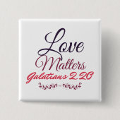 Love Square Button (Voorkant)