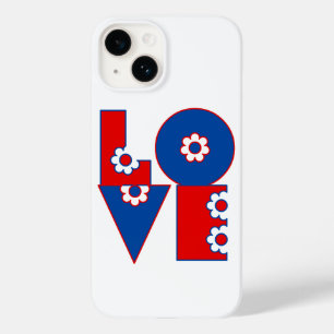 LOVE Square Case-Mate iPhone 14 Hoesje