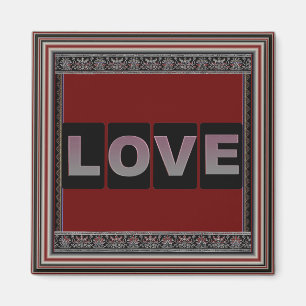 Love Square Magnet Magneet
