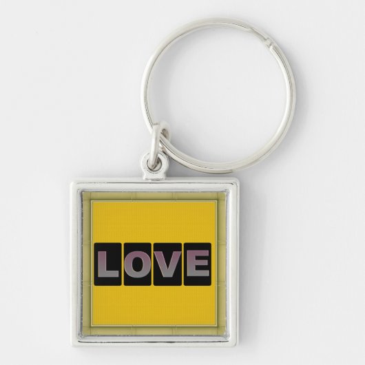 Love Square Sleutelhanger (Voorkant)