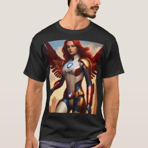 Love Squeezed: Tattoo-stijl rode Apple T-shirt Des