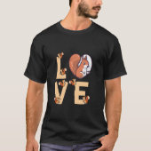 Love Squirrel Dierenvriend Funny Squirrels T-shirt (Voorkant)