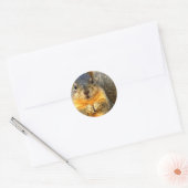 Love Squirrel_ Ronde Sticker (Envelop)