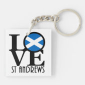 LOVE St Andrews Scotland Sleutelhanger (Achterkant)