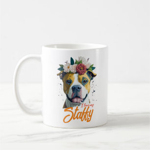 Love Staffordshire Bull Terrier - Ik hou van mijn Koffiemok