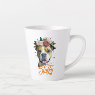 Love Staffordshire Bull Terrier - Ik hou van mijn  Latte Mok