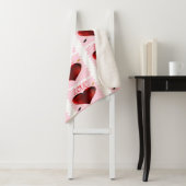 Love Stamps Sherpa Blanket Deken (In situ)
