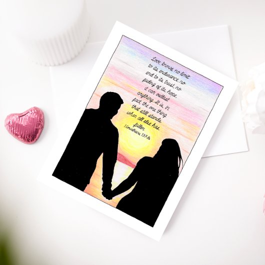 Love Stands Inspirerend Briefkaart