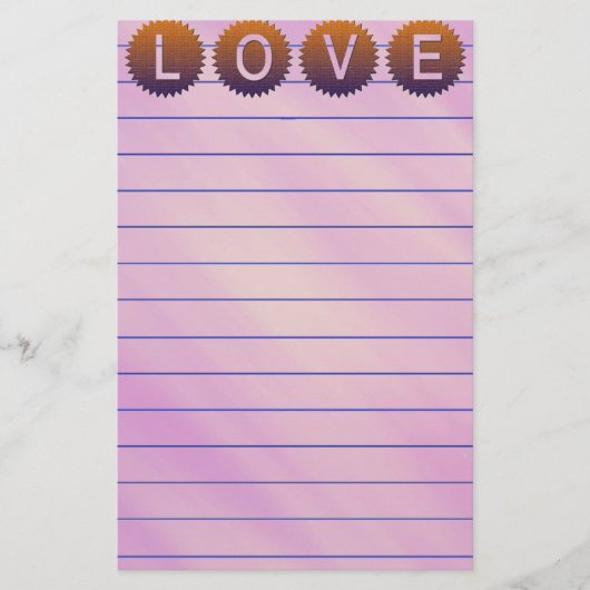 Love Stationery Briefpapier (Voorkant)