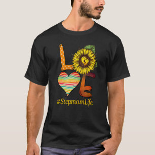 Love Step Ma Life Grandma Sun Flower Moederdag T-shirt