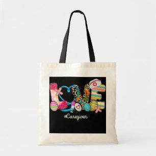 LOVE Stethoscoop Zorgverlener Ziekteleven Tote Bag