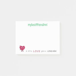 Love Sticky Notepad Post-it® Notes