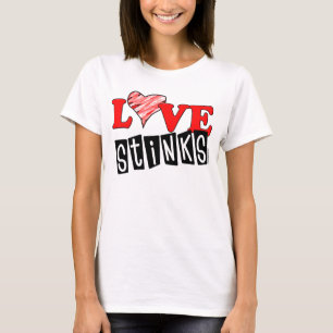 Love Stinks Anti-Valentijnse  T-shirts