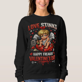"Love Stinks" T-Shirt | Anti-Valentine's Day Cupid