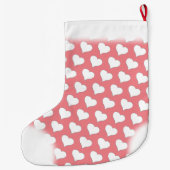 Love Stocking Gepersonaliseerd Love kerststopking Grote Kerstsok (Achterkant)