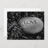 "Love Stone" Briefkaart (Voorkant / Achterkant)