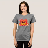 Love Stories Begin Within the Heart Tri-Blend Shirt (Voorkant volledig)