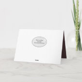 Love Story book bruiloft Kaart (Achterkant)