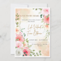 Love Story Remix Mariage Invitation numérique