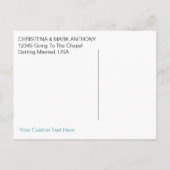 Love Story Save The Date Briefkaart (Robins Egg2) (Achterkant)