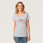 Love Story V-hals T-shirt (Voorkant volledig)